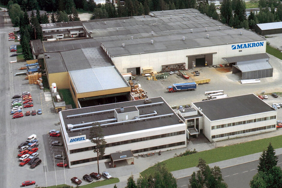 Aerial view of the Hollola factory